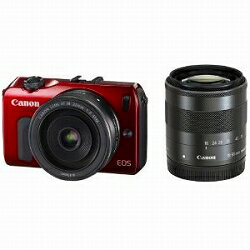 EOS M・ダブルレンズキット レッド キヤノン 6612B015 【10Aug12P】