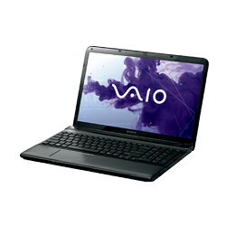 VAIO Eシリーズ（15.5型ワイド） 117 W7H 64/Ci5/4G/BD/750G/WLAN/Office/ブラック ソニー（VAIO） SVE15117FJB 【09Jul12P】