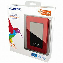 ポータブルハードディスク 500GB IPX4耐水&耐衝撃モデル 赤 USB3.0対応 「ASH14-500GU3-CRD」 【10Aug12P】