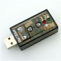 USB7 1chサウンドカード　サンコ− AKIBA54 【10Aug12P】