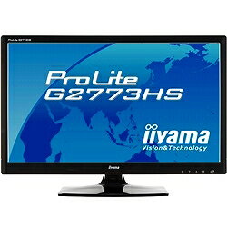 iiyama 27型ワイド液晶ディスプレイ LEDバックライト搭載 ProLite G2773HS マウスコンピューター／iiyama PLG2773HS-GB1 【10Aug12P】