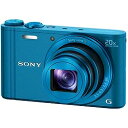 デジタルスチルカメラ Cyber-shot WX300 （1820万画素CMOS/光学x20） ブルー ソニー DSC-WX300/L