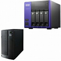 UPSを接続して 停電や電源トラブルに備える 電源障害から機器を守る HDL-Z4WS2.0A 【10Aug12P】