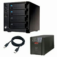 UPSを接続して 停電や電源トラブルに備える 電源障害から機器を守る IO DATA HDL-XV2.0/2D 【10Aug12P】