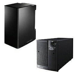 UPSを接続して、停電や電源トラブルに備える。 IO DATA　HDL2-AH4.0 UPSセット 【10Aug12P】