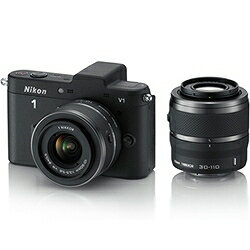 Nikon1 V1 ダブルズームキット ブラック ニコン N1V1WZBK 【10Aug12P】