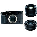 レンズ交換式プレミアムカメラ X-Pro1 W単焦点レンズキット 富士フイルム X-PRO1/18/35 KIT