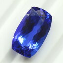 【絶対お得】【特別別格ルース】2色性 濃色 タンザナイト クッションカット3.88ct S-F089-YAMR1510