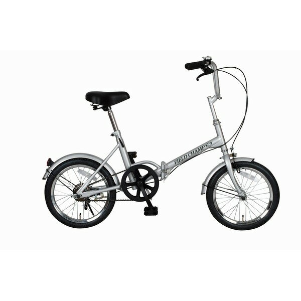 折りたたみ自転車/スポーツバイク 【シングルギア】 シルバー 16インチ スチール 『FIELD CHAMP365』【代引不可】 送料無料！の画像