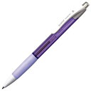 (まとめ) TANOSEE ノック式油性ボールペン(なめらかインク) 0.5mm 黒 (軸色 ラベンダー) 1本 【×60セット】 送料込!