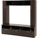テレビ台/テレビボード/TVボード 【レガール】 引き出し収納付き 幅160cm×奥行44cm ブラウン【代引不可】 送料込!
