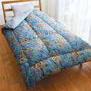 アレルキャッチャー 掛け布団/寝具 【セミダブル 約170×210cm ブルー】 洗える 日本製 ポリエステル100% 〔ベッドルーム〕 送料込!