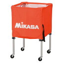 ショッピングキャリーケース MIKASA（ミカサ）器具 ボールカゴ 箱型・小（フレーム・幕体・キャリーケース3点セット） オレンジ 【BCSPSS】 送料込！
