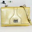 271554【送料無料】【中古】【PRADA】【プラダ】チェーンショルダーバッグ カーフ ゴールド×シルバー金具prada ワンショルダー セミショルダー 肩掛け