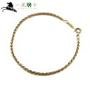 272516【中古】【ティファニー】【TIFFANY&CO.】チェーン ブレスレット K18YGT&Co.