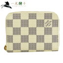 377779【中古】【LOUIS VUITTON】【ルイ・ヴィトン】ジッピー・コインバース ダミエ・アズール N63069LV コインケース 小銭入れ