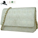 405753【中古】【CHANEL】【シャネル】チェーンウォレット ニュートラベルライン ベージュ×ゴールドchanel ショルダー レディース 財布