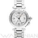 【最大2万円割引クーポン&全品ポイント2倍 ~11/27am1:59まで】【中古】 カルティエ CARTIER パシャC メリディアン GMT W31029M7 シルバー ユニセックス 腕時計
