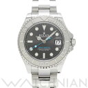 【中古】 ロレックス ROLEX ヨットマスター 37 268622 ランダムシリアル スレート ユニセックス 腕時計