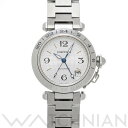 【中古】 カルティエ CARTIER パシャC メリディアン GMT W31029M7 シルバー ユニセックス 腕時計