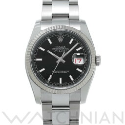 【ローン60回払い無金利】【中古】 ロレックス ROLEX <strong>デイトジャスト</strong> 36 <strong>116234</strong> M番(2007年頃製造) ブラック メンズ 腕時計