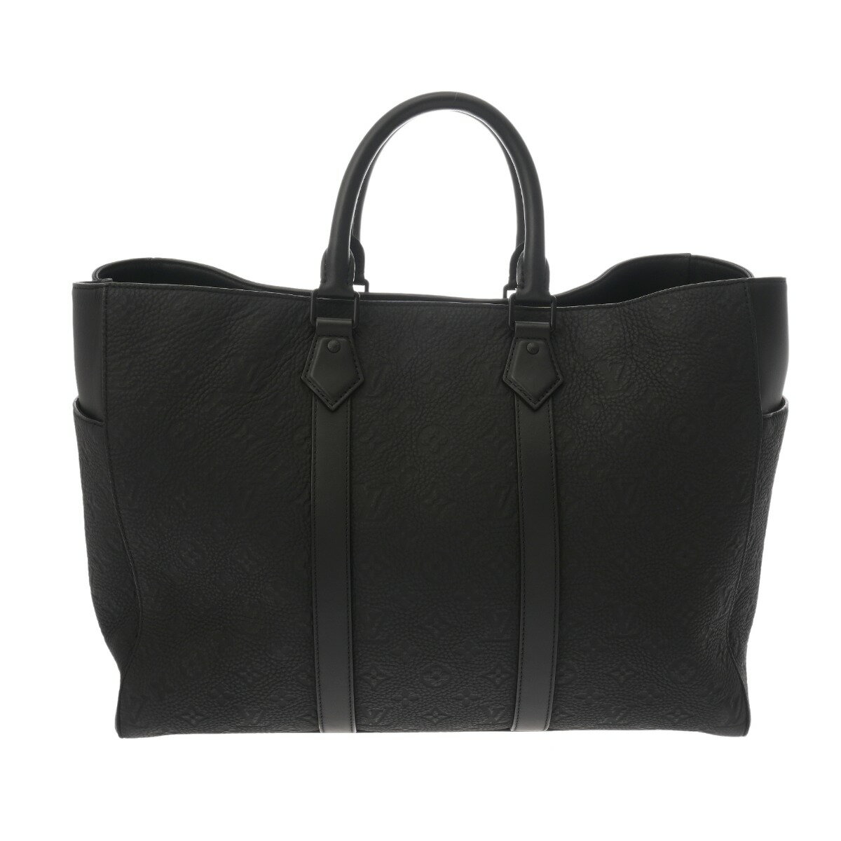 【〜9/24 最大3万円クーポン】ルイ ヴィトン LOUIS VUITTON モノグラム サックプラ 24H ブラック M21865 トリヨンレザー ユニセックス トートバッグ ヴィトンバッグ バック ブランド 【ローン36回払い無金利】【中古】