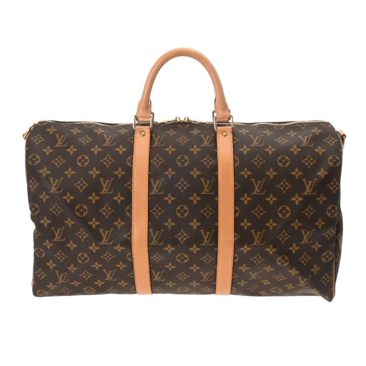 【〜9/24 最大3万円クーポン】ルイ ヴィトン LOUIS VUITTON モノグラム キーポル バンドリエール 50 2WAY ブラウン M41416 モノグラムキャンバス ユニセックス ボストンバッグ ヴィトンバッグ バック ブランド 【ローン36回払い無金利】【中古】
