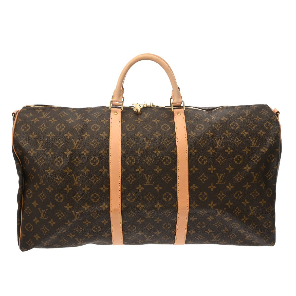 【〜9/24 最大3万円クーポン】ルイ ヴィトン LOUIS VUITTON モノグラム キーポル バンドリエール 60 ブラウン M41412 モノグラムキャンバス ユニセックス ボストンバッグ ヴィトンバッグ バック ブランド 【ローン36回払い無金利】【中古】