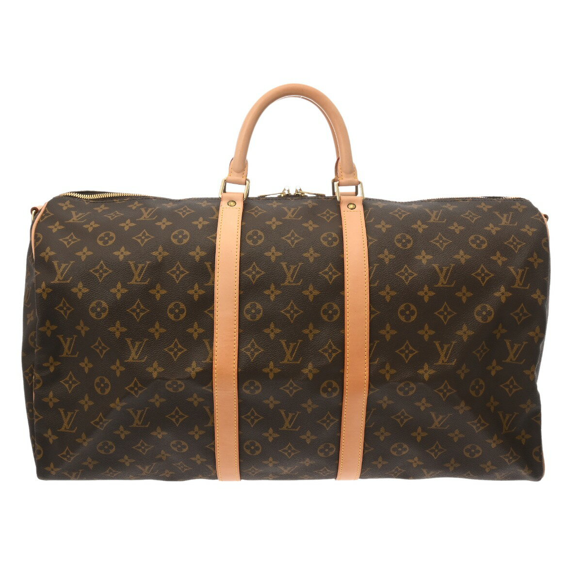 【〜9/24 最大3万円クーポン】ルイ ヴィトン LOUIS VUITTON モノグラム キーポル バンドリエール 55 ブラウン M41414 モノグラムキャンバス ユニセックス ボストンバッグ ヴィトンバッグ バック ブランド 【ローン36回払い無金利】【中古】