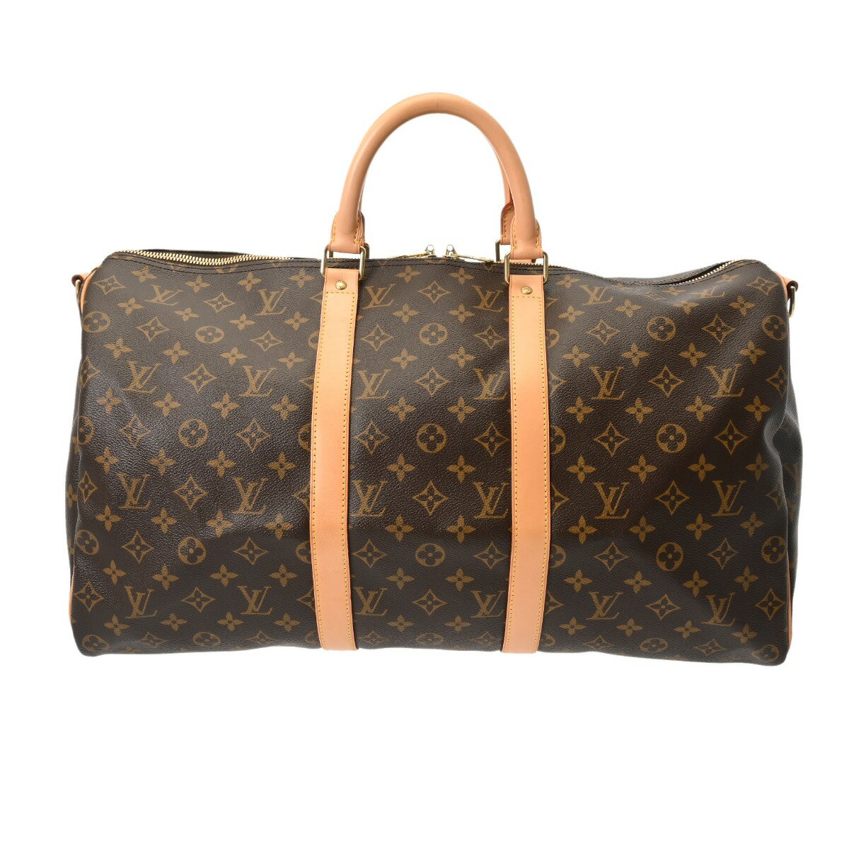 【〜9/24 最大3万円クーポン】ルイ ヴィトン LOUIS VUITTON モノグラム キーポル バンドリエール 50 ブラウン M41416 モノグラムキャンバス ユニセックス ボストンバッグ ヴィトンバッグ バック ブランド 【ローン36回払い無金利】【中古】