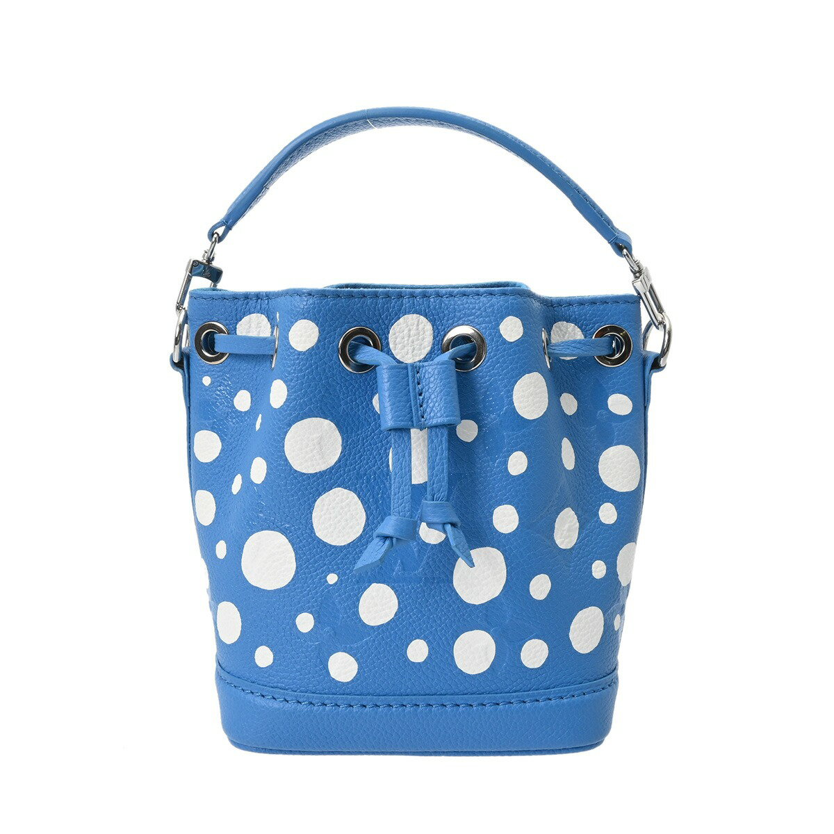 【〜11/27 最大3万円クーポン】ルイ ヴィトン LOUIS VUITTON モノグラムアンプラントドット LV×YK ナノノエ ブルークレール M81985 レザー ユニセックス ショルダーバッグ ヴィトンバッグ バック ブランド 【ローン48回払い無金利】【中古】