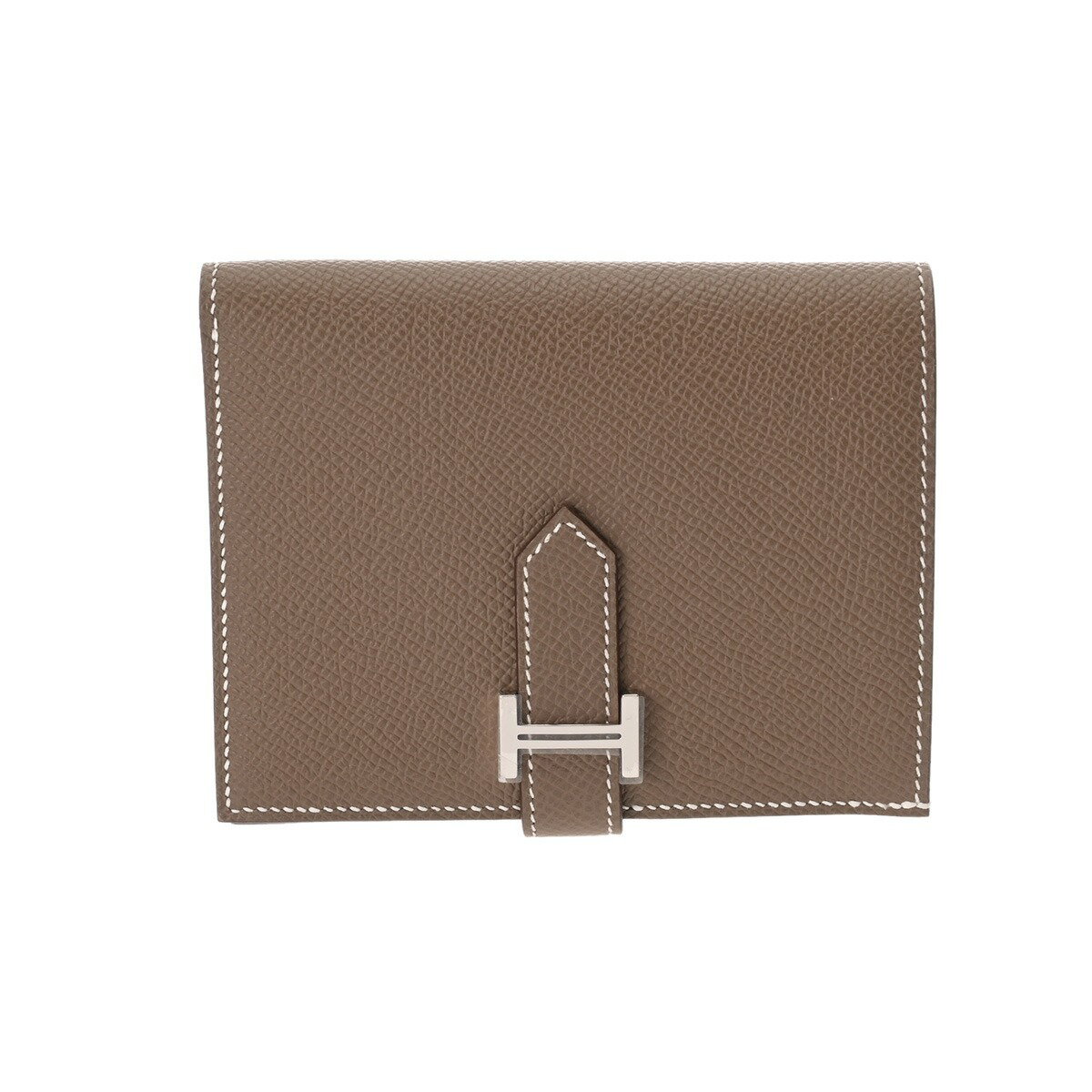 【〜12/11 最大3万円クーポン】エルメス HERMES ベアン コンパクト エトゥープ ヴォーエプソン レディース 二つ折り財布 エルメス 財布 ブランド 【ローン48回払い無金利】【未使用】