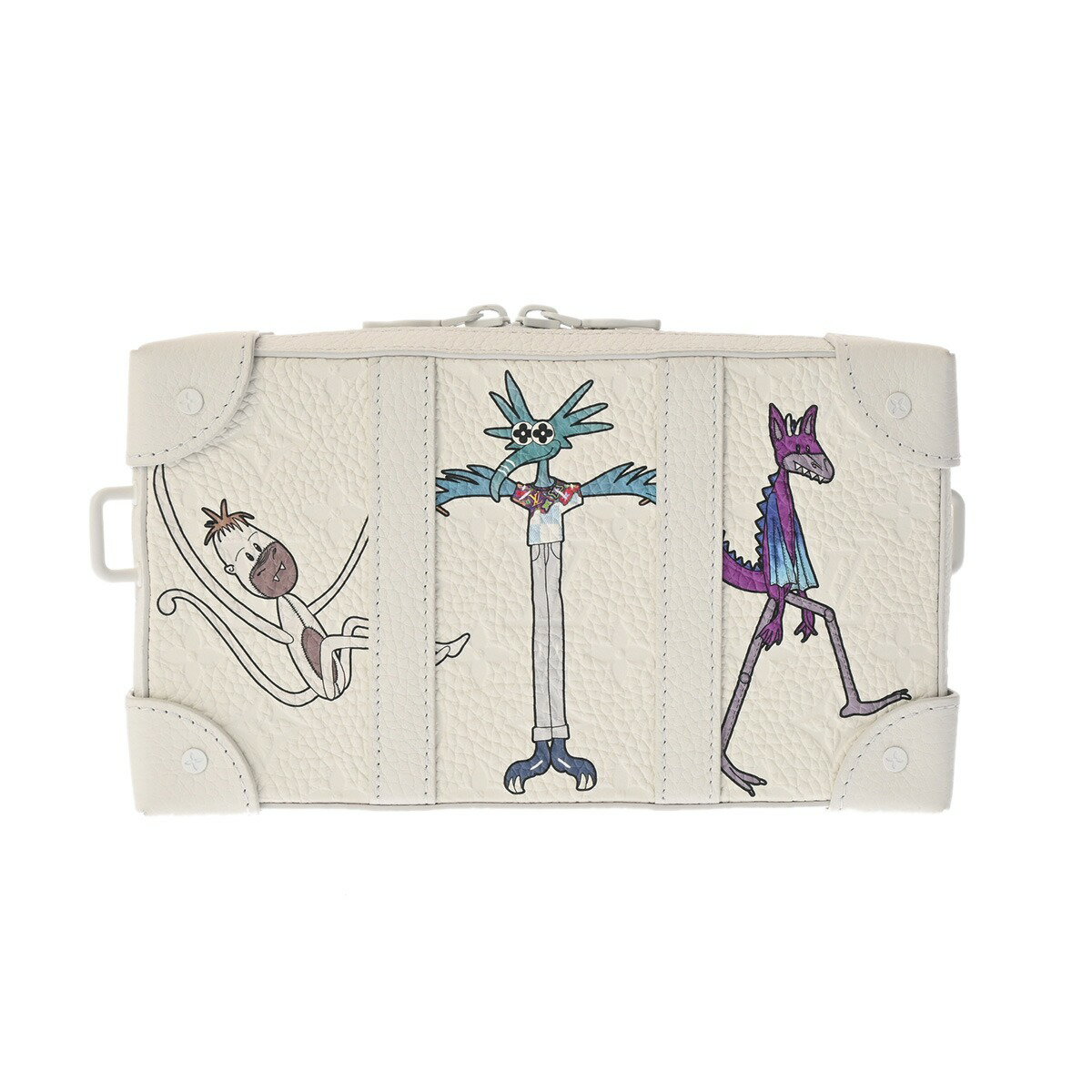 ルイ ヴィトン LOUIS VUITTON ソフトトランク LVフレンド ホワイト M80146 トリヨンレザー ユニセックス ショルダーバッグ ヴィトンバッグ バック ブランド 【ローン48回払い無金利】【中古】