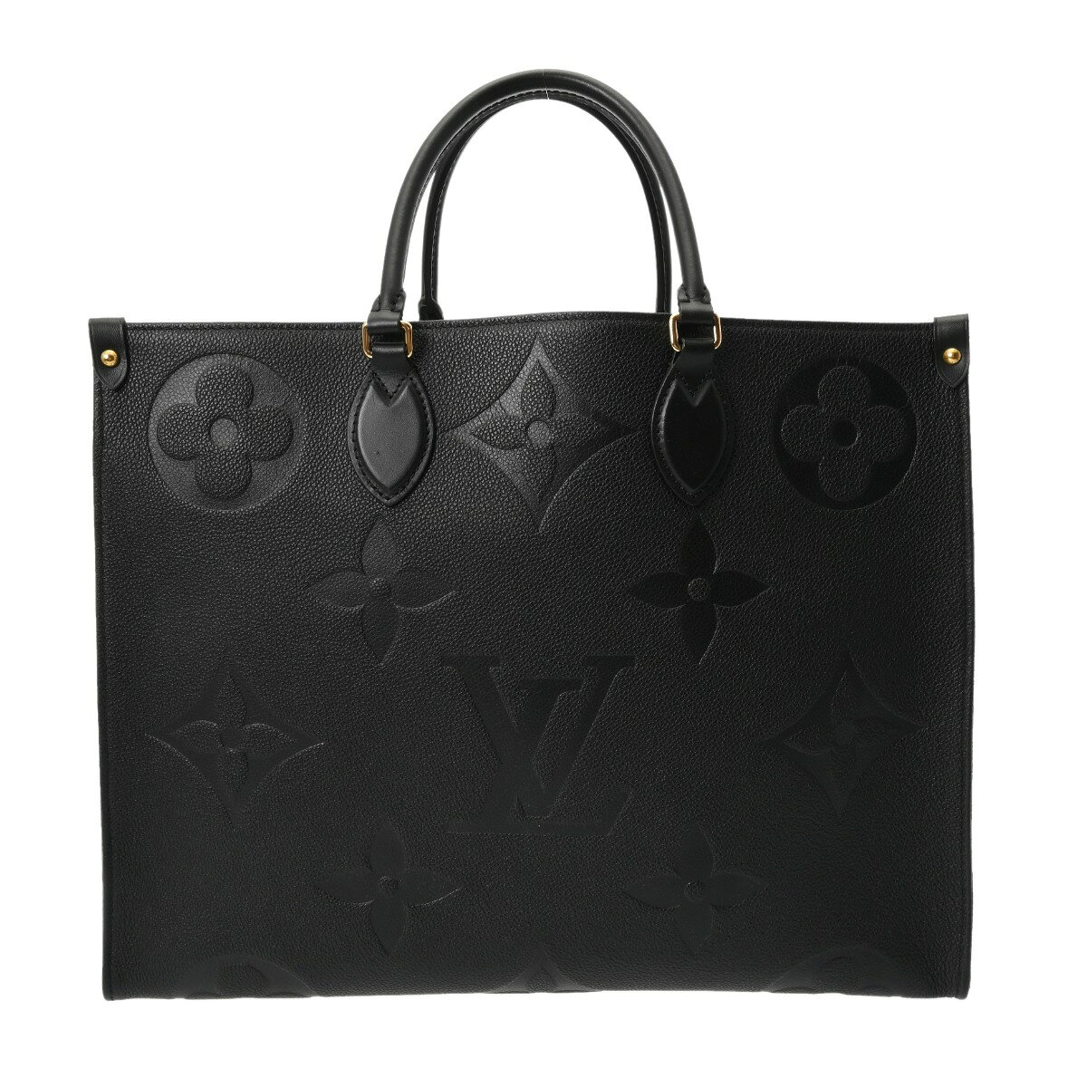 【〜9/24 最大3万円クーポン】ルイ ヴィトン LOUIS VUITTON モノグラムアンプラント オンザゴー GM 2WAY ノワール M44925 レザー レディース トートバッグ ヴィトンバッグ バック ブランド 【ローン36回払い無金利】【中古】