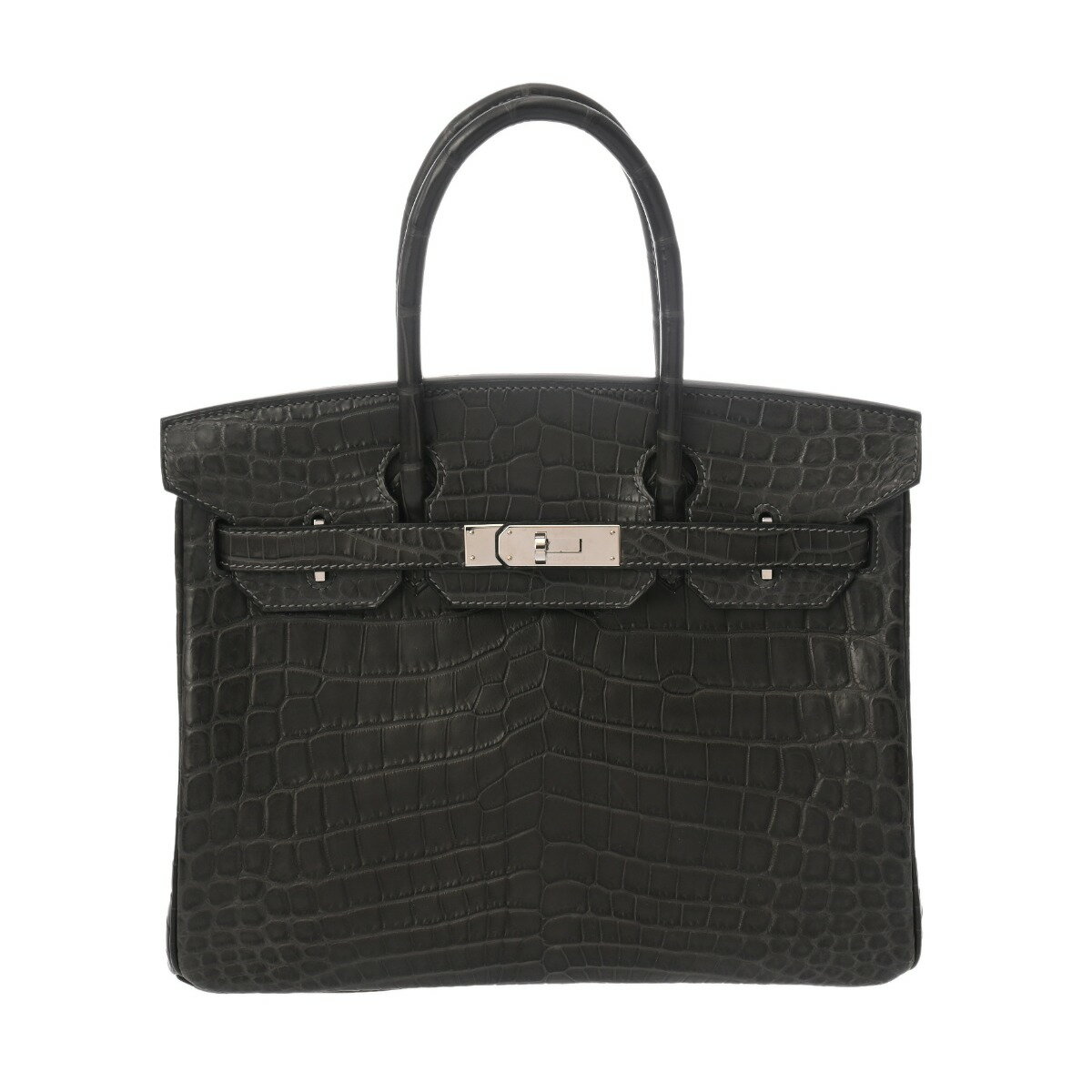 【〜9/24 最大3万円クーポン】エルメス HERMES バーキン 30 グラファイト ニロティカスマット レディース ハンドバッグ エルメス バッグ バック ブランド 【ローン36回払い無金利】【中古】
