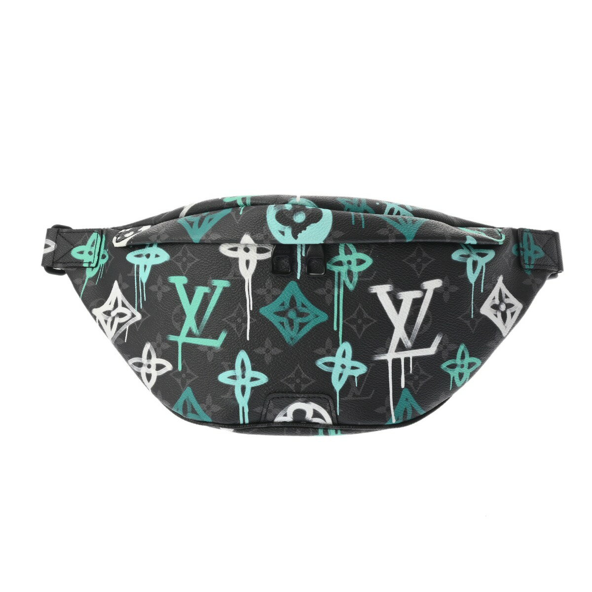 【〜9/24 最大3万円クーポン】ルイ ヴィトン LOUIS VUITTON モノグラムエクリプスグラフィティ ディスカバリー バムバッグ PM ブラック M21397 モノグラムキャンバス メンズ ボディバッグ ヴィトンバッグ バック ブランド 【ローン36回払い無金利】【中古】