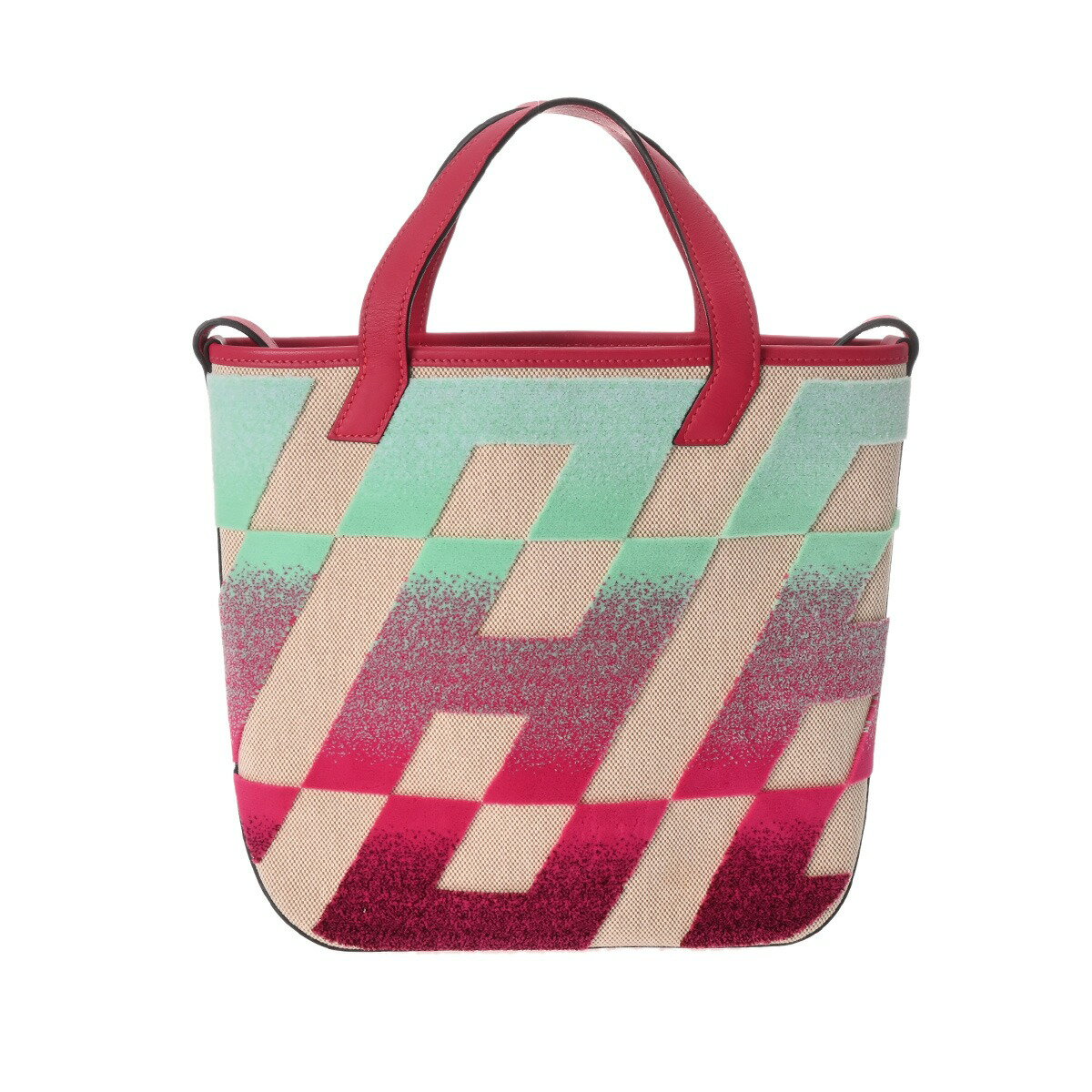 【〜12/11 最大3万円クーポン】エルメス HERMES H アン ビエ PM エクリュ/ベージュ/ブルーペール/フランボワーズ トワルアッシュ/ヴォースイフト ユニセックス トートバッグ エルメス バッグ バック ブランド 【ローン48回払い無金利】【中古】