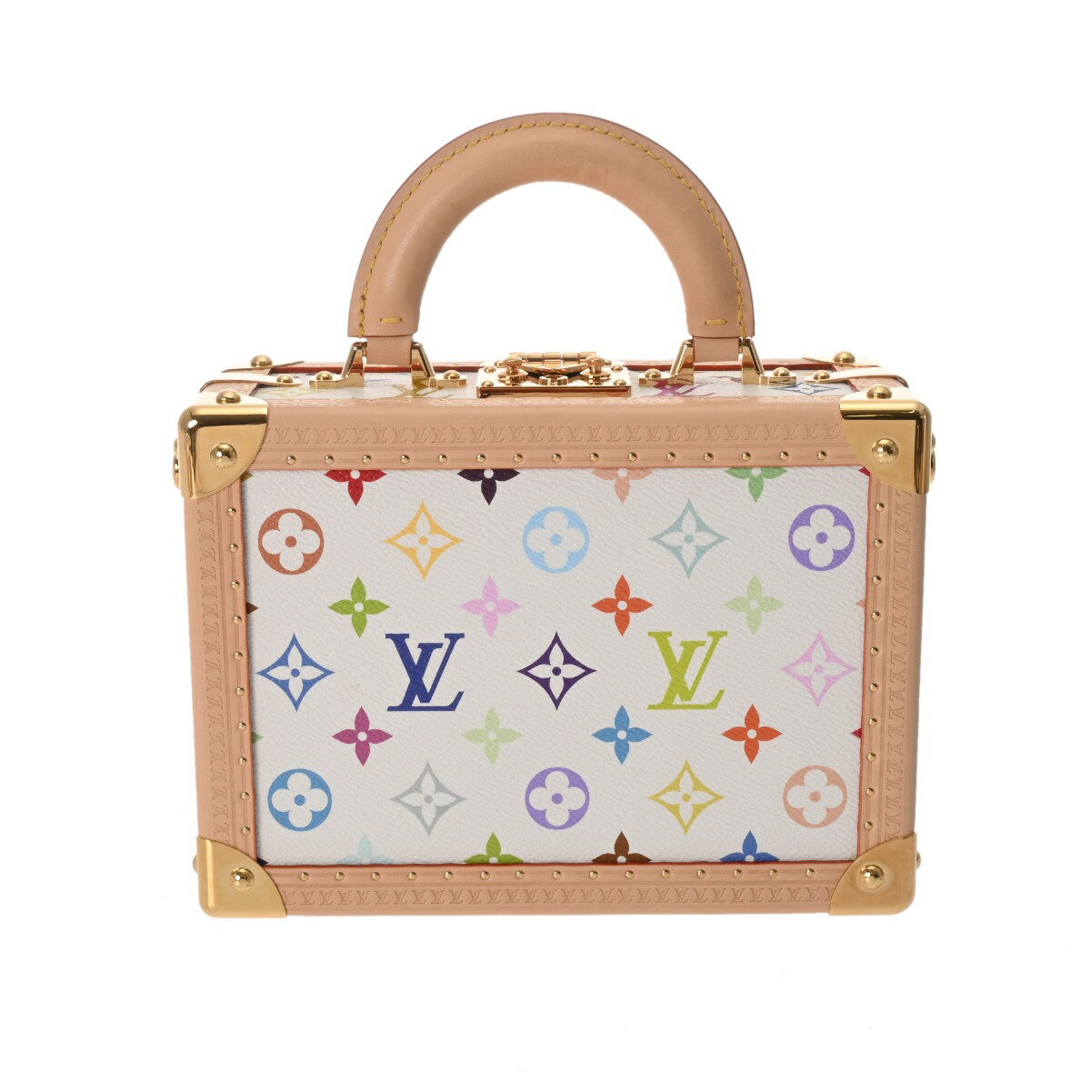 【〜9/26 最大4万円クーポン】ルイ ヴィトン LOUIS VUITTON モノグラムマルチカラー LV×TM プティット ヴァリーズ マルチカラー M13125 モノグラムキャンバス レディース ハンドバッグ ヴィトンバッグ バック ブランド 【ローン36回払い無金利】【中古】