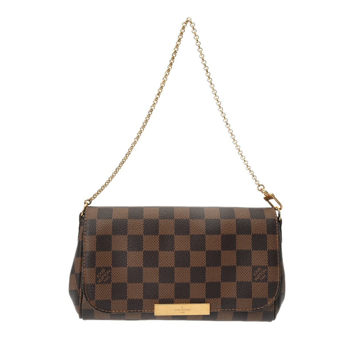 ルイ ヴィトン LOUIS VUITTON ダミエ フェイボリット PM ブラウン N41276 ダミエキャンバス レディース ショルダーバッグ ヴィトンバッグ バック ブランド 【ローン48回払い無金利】【中古】