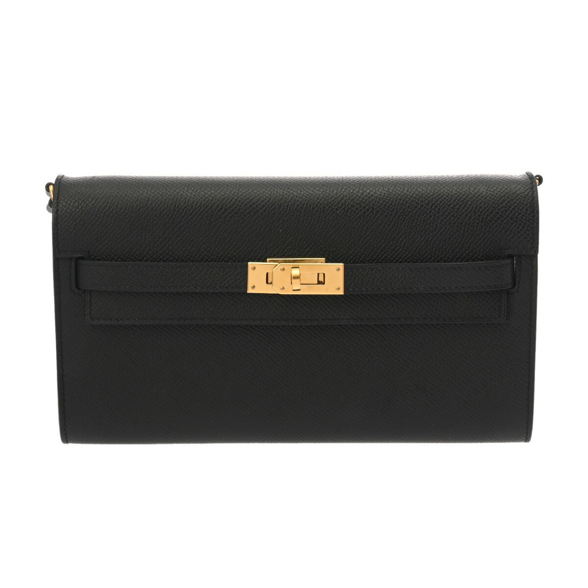 エルメス HERMES ケリーウォレット ロングトゥーゴー ブラック ヴォーエプソン レディース 長財布 エルメス 財布 ブランド 【ローン48回払い無金利】【中古】