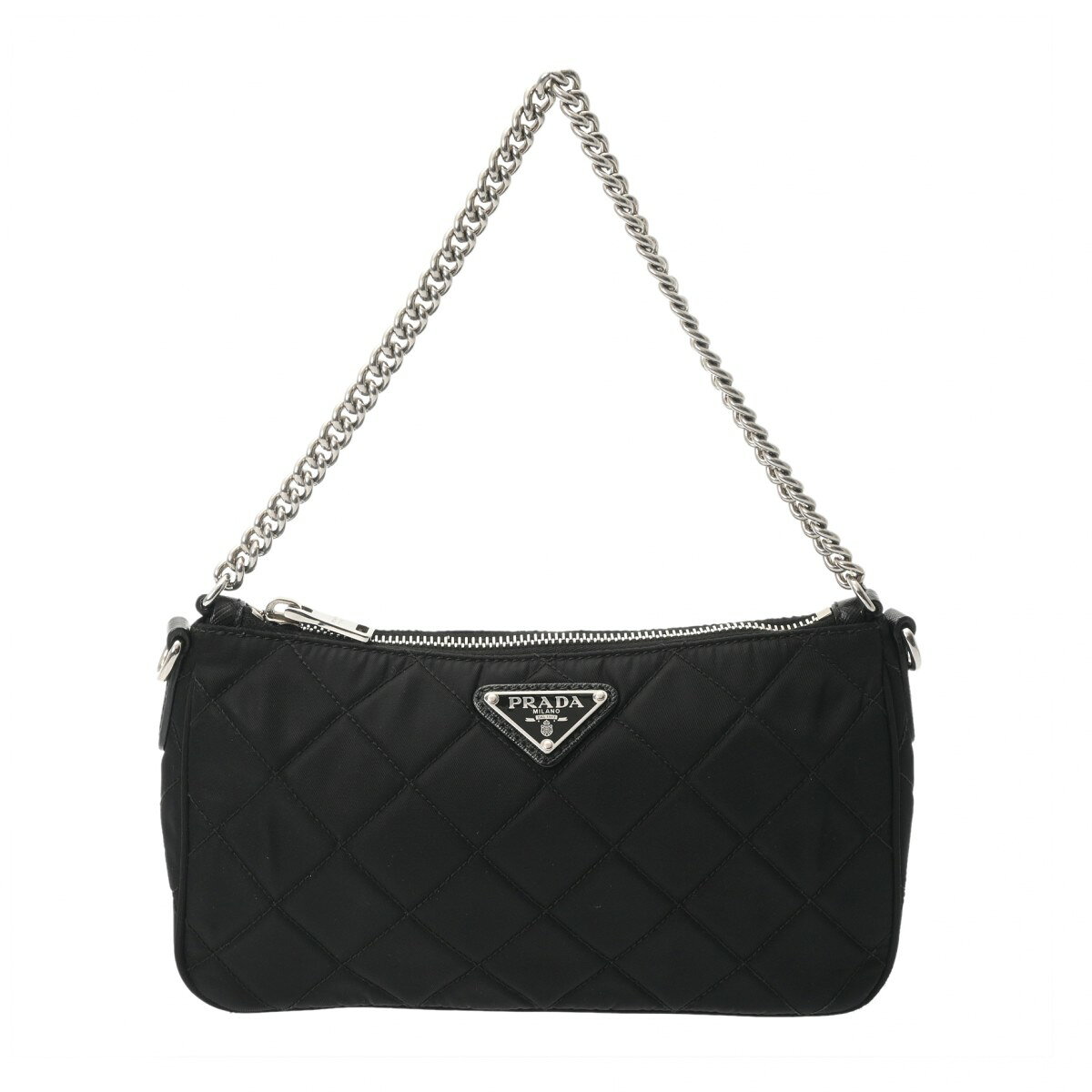 【〜12/11 最大3万円クーポン】プラダ PRADA 2WAY ハンドバッグ ブラック ナイロン ユニセックス ショルダーバッグ プラダ ショルダーバッグ バック ブランド 【ローン48回払い無金利】【中古】