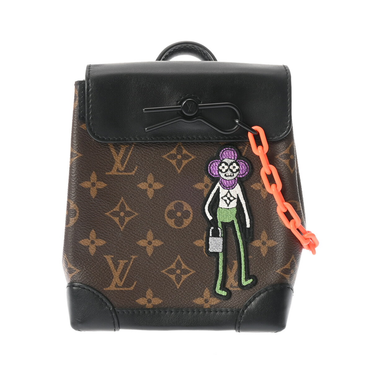 ルイ ヴィトン LOUIS VUITTON モノグラム スティーマーXS LVフレンド ブラウン M80327 モノグラムキャンバス ユニセックス ショルダーバッグ ヴィトンバッグ バック ブランド 【ローン48回払い無金利】【中古】