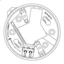 パナソニック BVK4010 確認灯付速結式感知器ベース(コ...