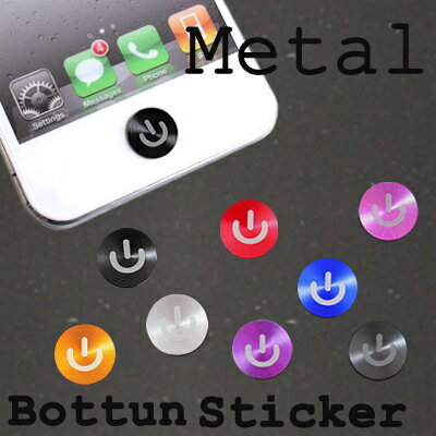 ボタンステッカー iPhone5 iPhone4S iPhone4 iPad iPod メ…...:iqlabo:10003750