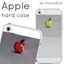 iPhone5s ケース iPhoneSE iPhone5 実写 アップルマーク クリア 薄型ケース 全2色 【オリジナルデザイン】
