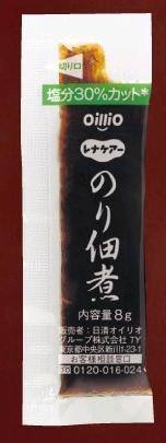 レナケアー減塩シリーズ　のり佃煮　8g×40パック／箱