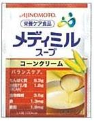 「メディミル」　ス−プ　コーンクリーム　25.7g×10袋　【栄養ケア食品】　味の素