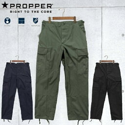 【PROPPER】 <strong>propper</strong> <strong>カーゴパンツ</strong> <strong>propper</strong> bdu プロッパー <strong>カーゴパンツ</strong> プロッパー BDU リップストップ トラウザー オールシーズン 定番 ボタンフライ コットン100％ ミリタリーブランド ワーク アウトドア ストリートファッション