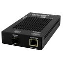 Transition メディアコンバータ 10/100/1000Base-T PoE+⇔SFP 空Slot SGPAT1040-105