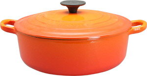 【ウィークリーセール】　LE CREUSET　ル・クルーゼ（ルクルーゼ） 　ココット・ジャポネーズ　【24cmオレンジ】